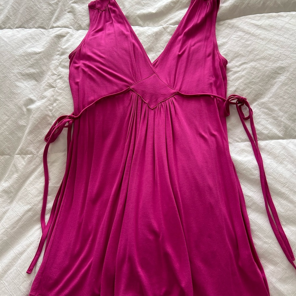 French Connection Vibrant Pink Sleeveless Top
